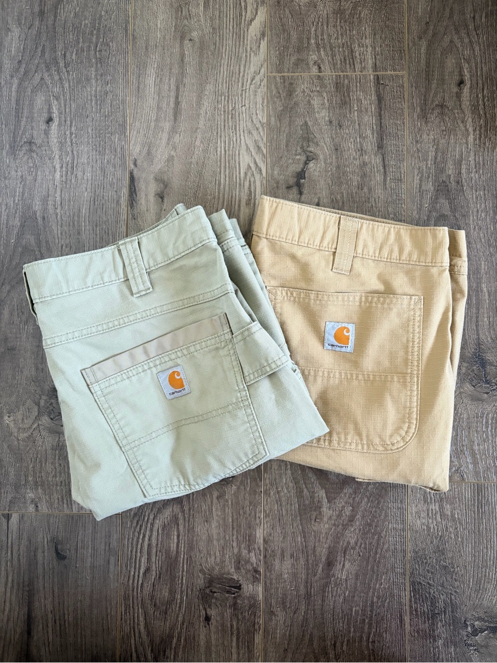 Bundle of 2 Carhartt Relaxed Fit Cargo Work Shorts - Imperfect, Size 34